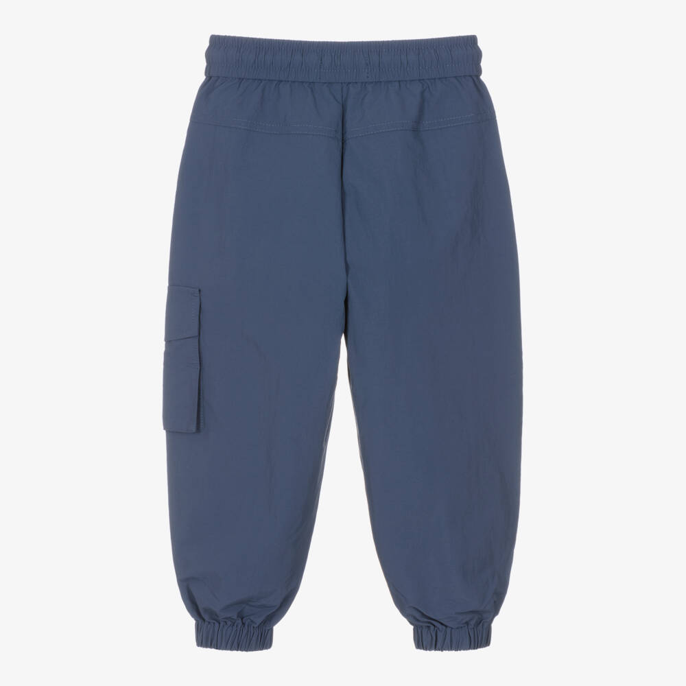 Calvin Klein-بنطلون رياضي أزرق بشعار مطرز للأولاد | Childrensalon Outlet