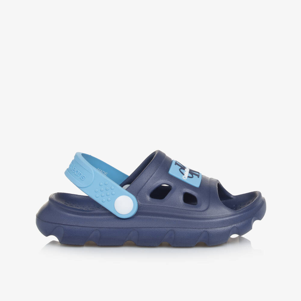 Calvin Klein-Boys Blue Patterned Clog Sandals | Childrensalon Outlet