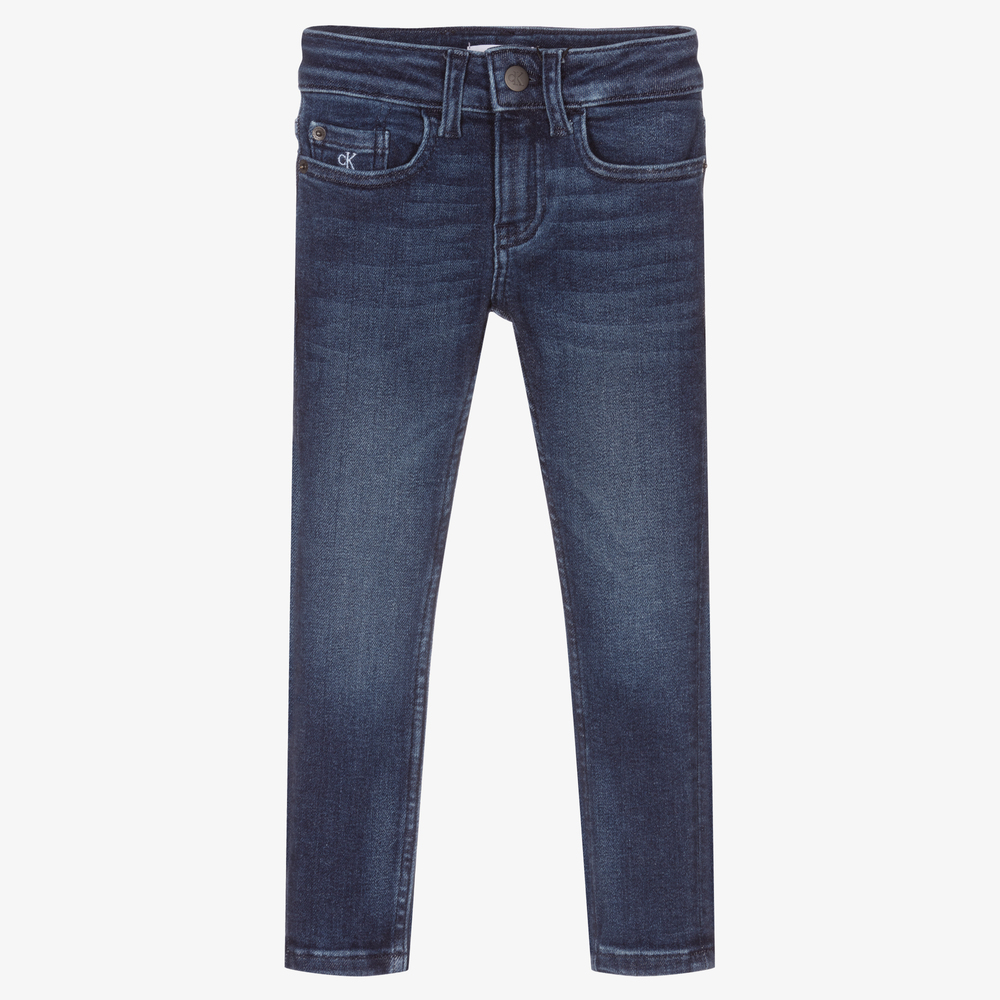 Calvin Klein Jeans - Boys Blue Skinny Fit Jeans | Childrensalon