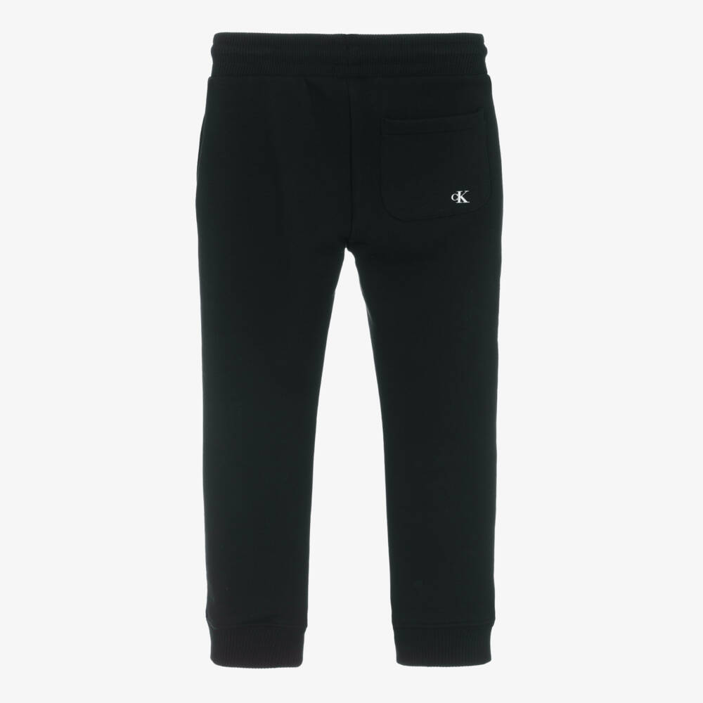 Calvin Klein-Boys Charcoal Cotton Trousers | Childrensalon Outlet