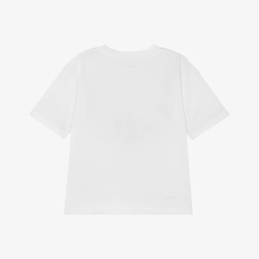 Calvin Klein-Boys Classic White Cotton Tee | Childrensalon Outlet