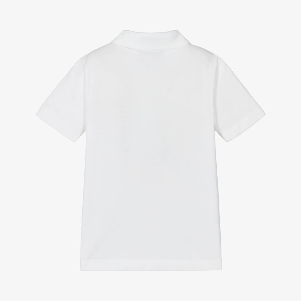 Calvin Klein-Классическая белая рубашка поло для мальчиков | Childrensalon Outlet