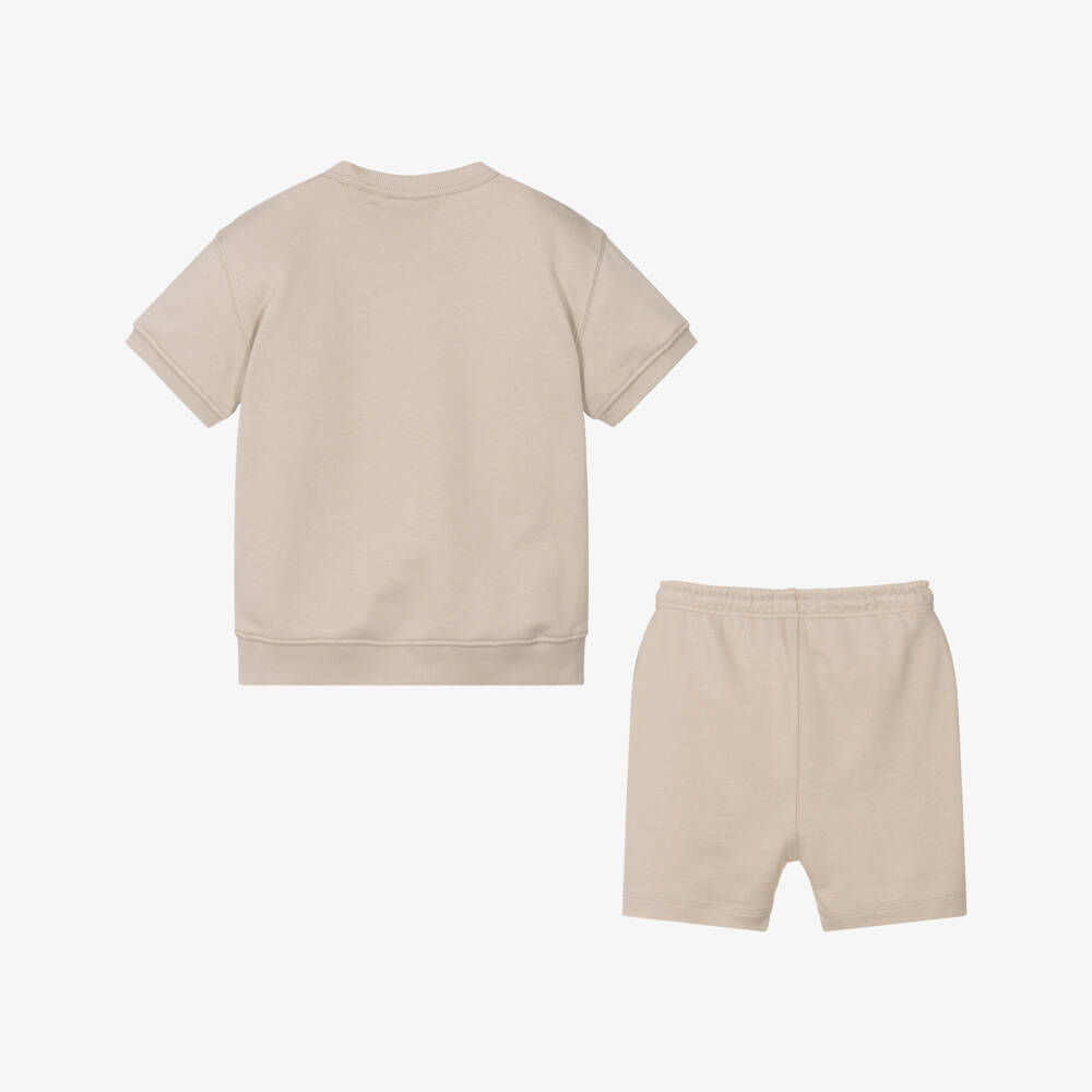 Calvin Klein-Комплект из бежевого хлопка для мальчиков | Childrensalon Outlet