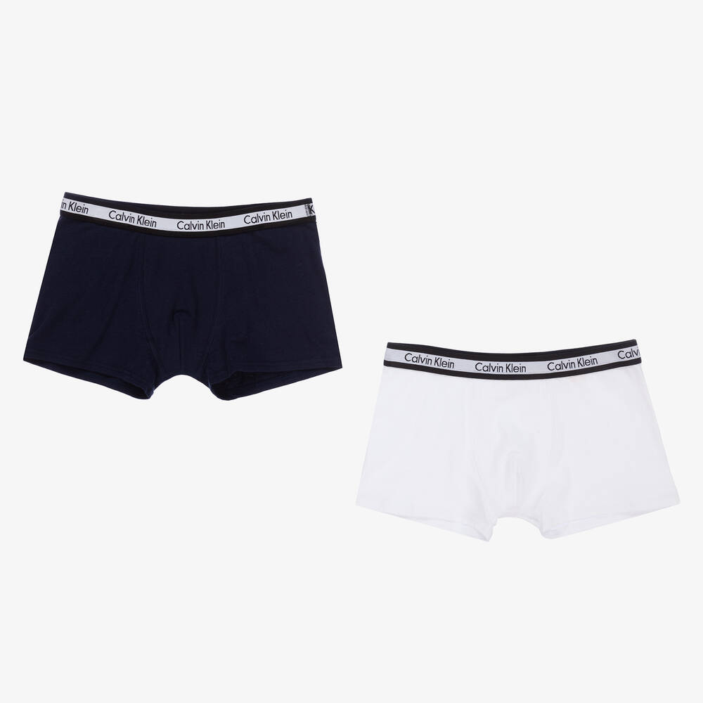 Calvin Klein - Boys Cotton Boxer Shorts (2 Pack) | Childrensalon