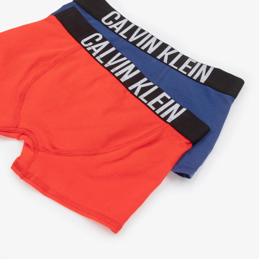 Calvin Klein-Boys Cotton Boxer Shorts Duo | Childrensalon Outlet