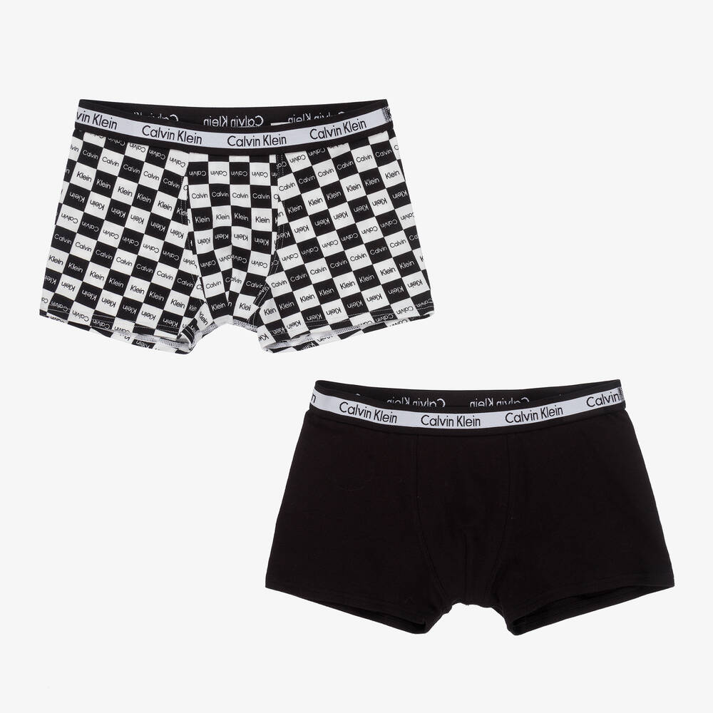 Calvin Klein - Boys Cotton Boxers (2 Pack) | Childrensalon