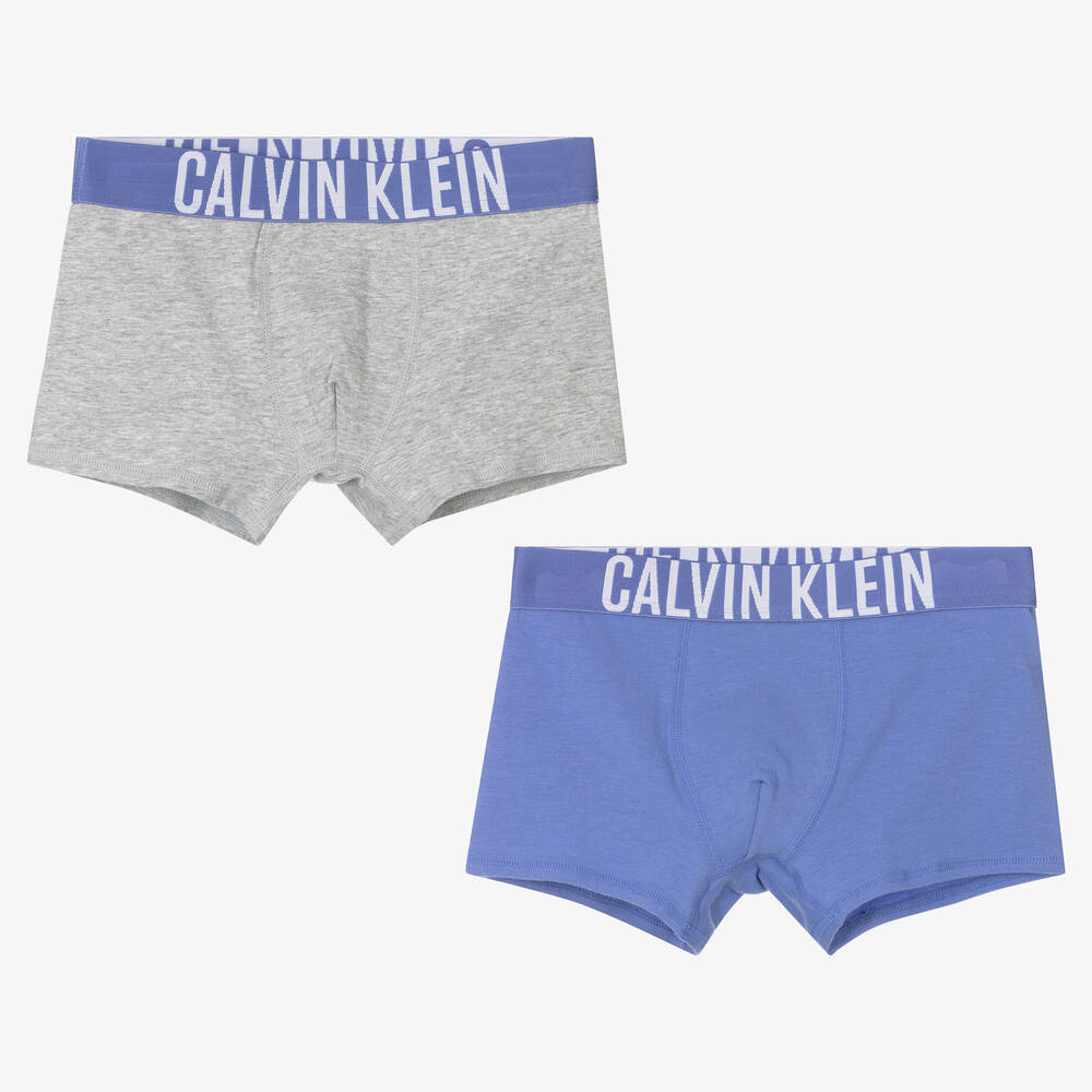 Calvin Klein - Boys Cotton Boxers (2 Pack) | Childrensalon Outlet