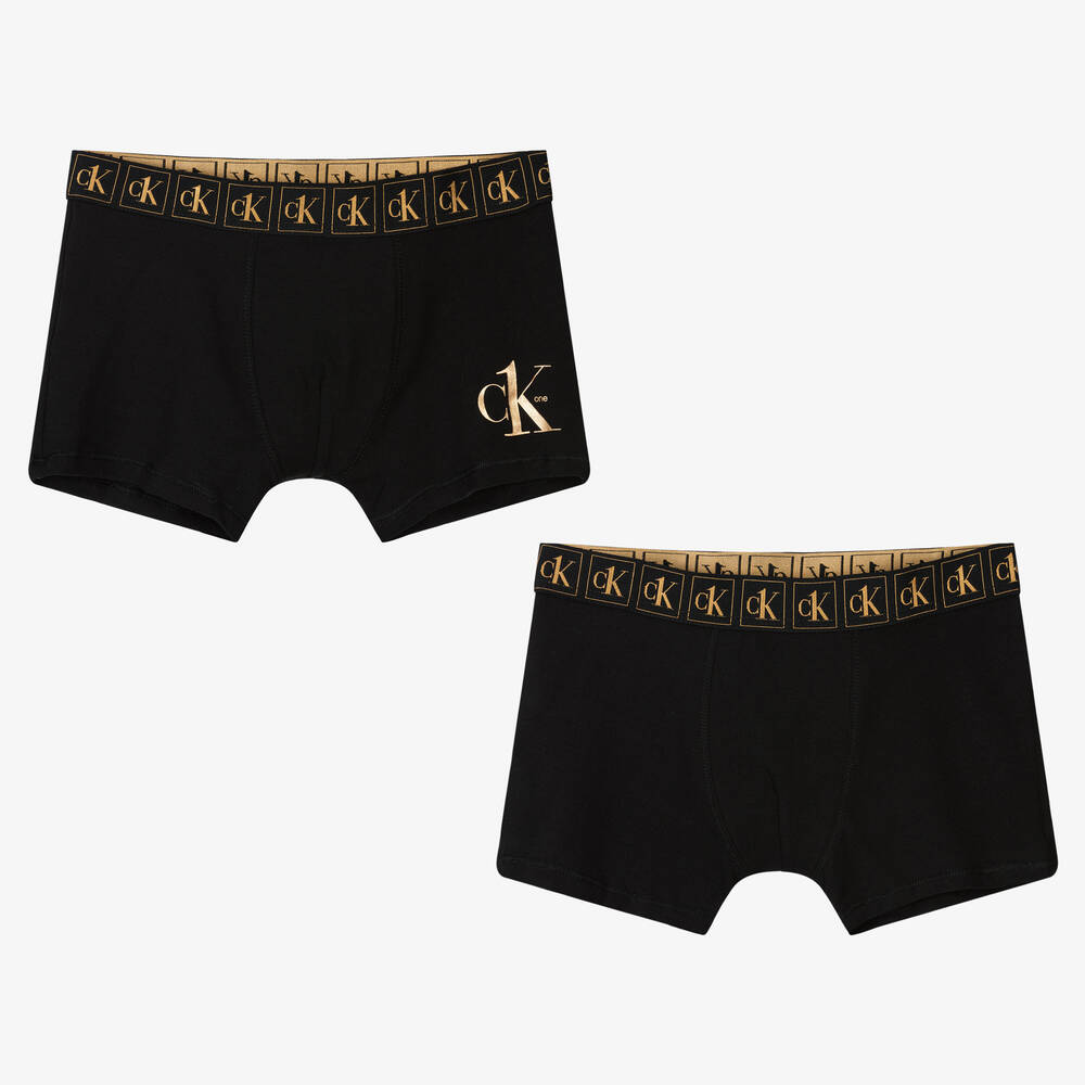 Calvin Klein - Boys Cotton Boxers (2 Pack) | Childrensalon