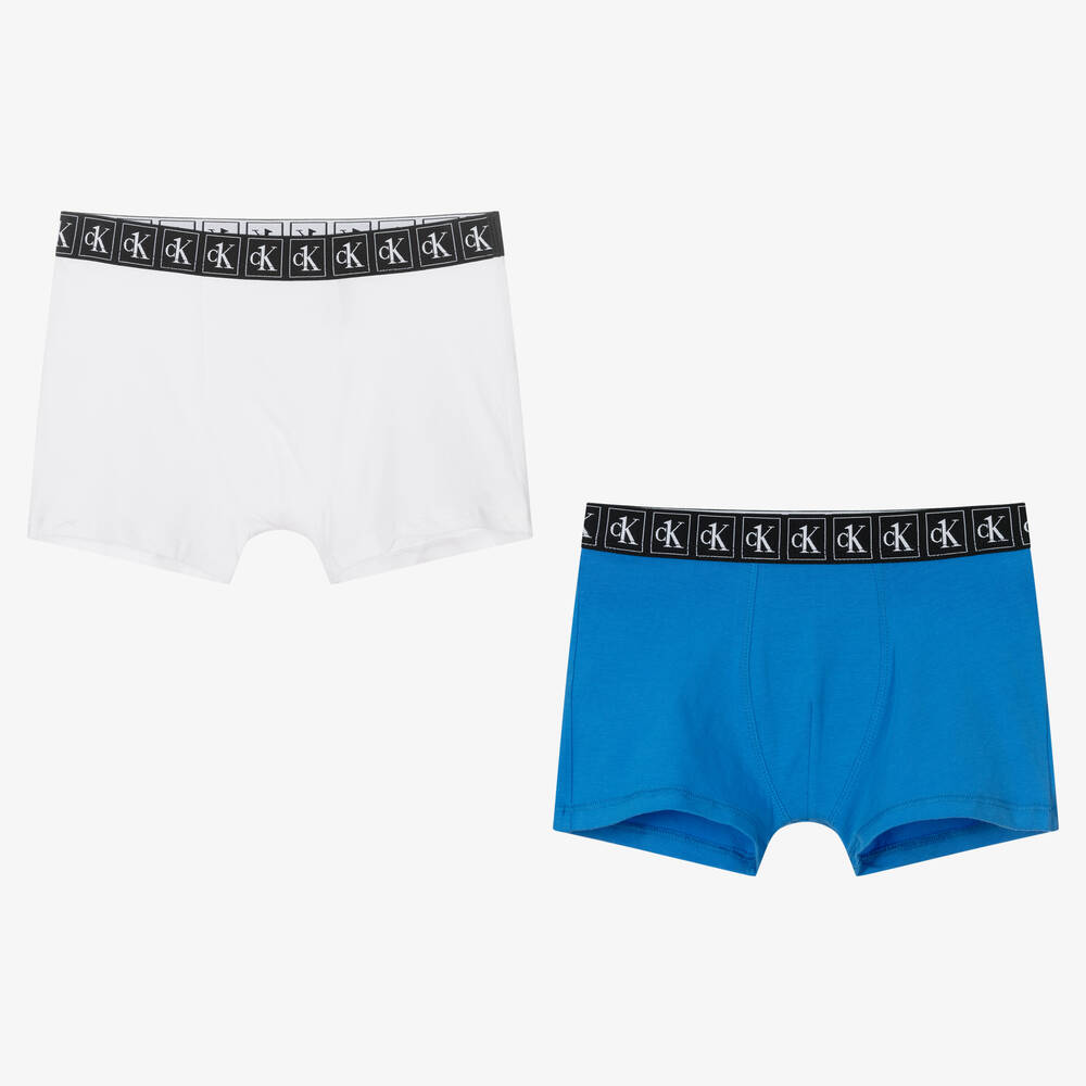 Calvin Klein - Boys Cotton Boxers (2 Pack) | Childrensalon