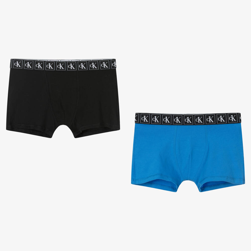 Calvin Klein - Boys Cotton Boxers (2 Pack) | Childrensalon