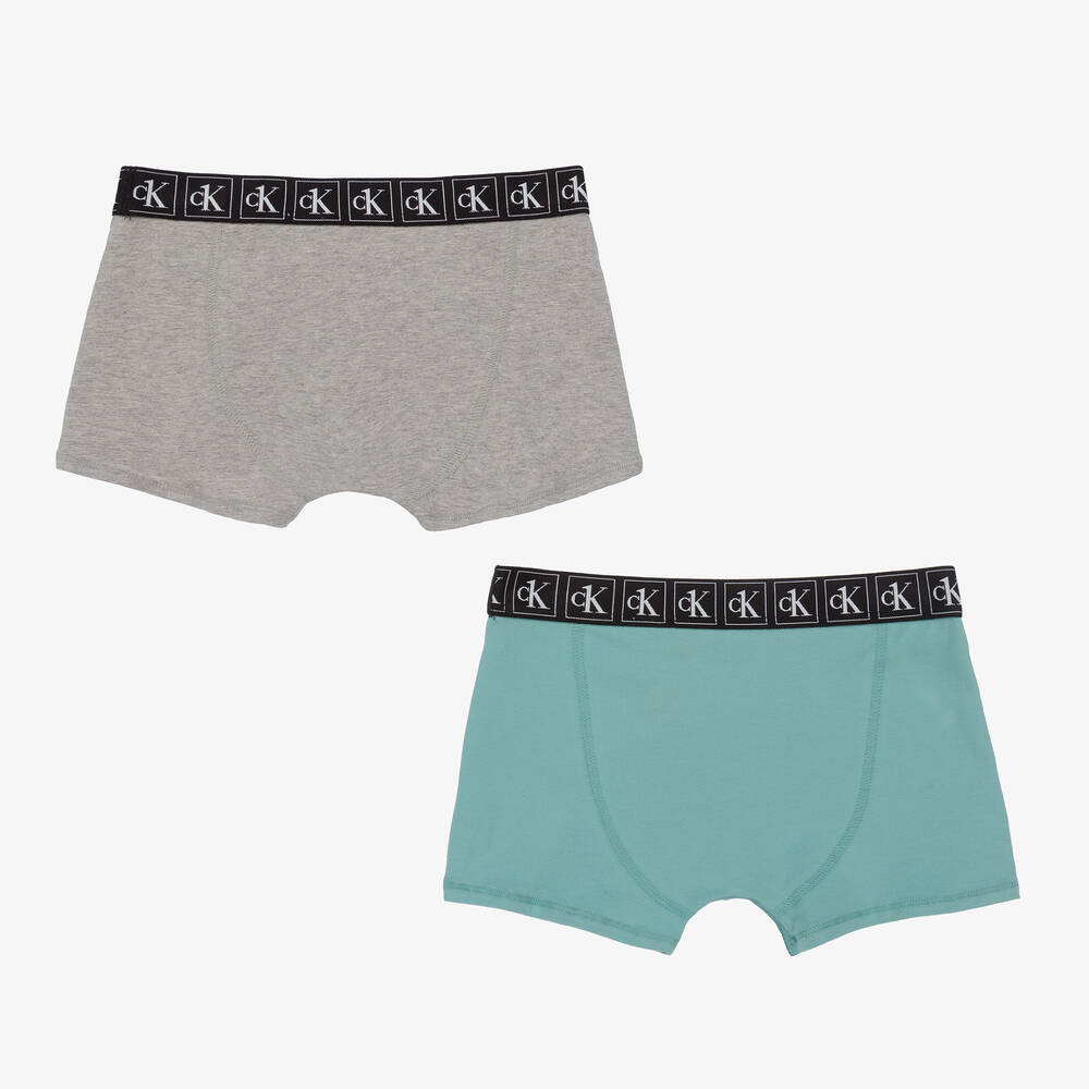 Calvin Klein-Boys Cotton Boxers (2 Pack) | Childrensalon Outlet