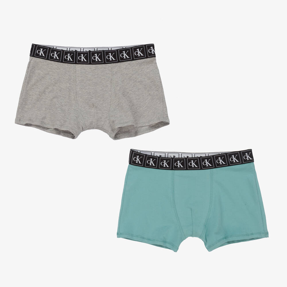 Calvin Klein - Boys Cotton Boxers (2 Pack) | Childrensalon