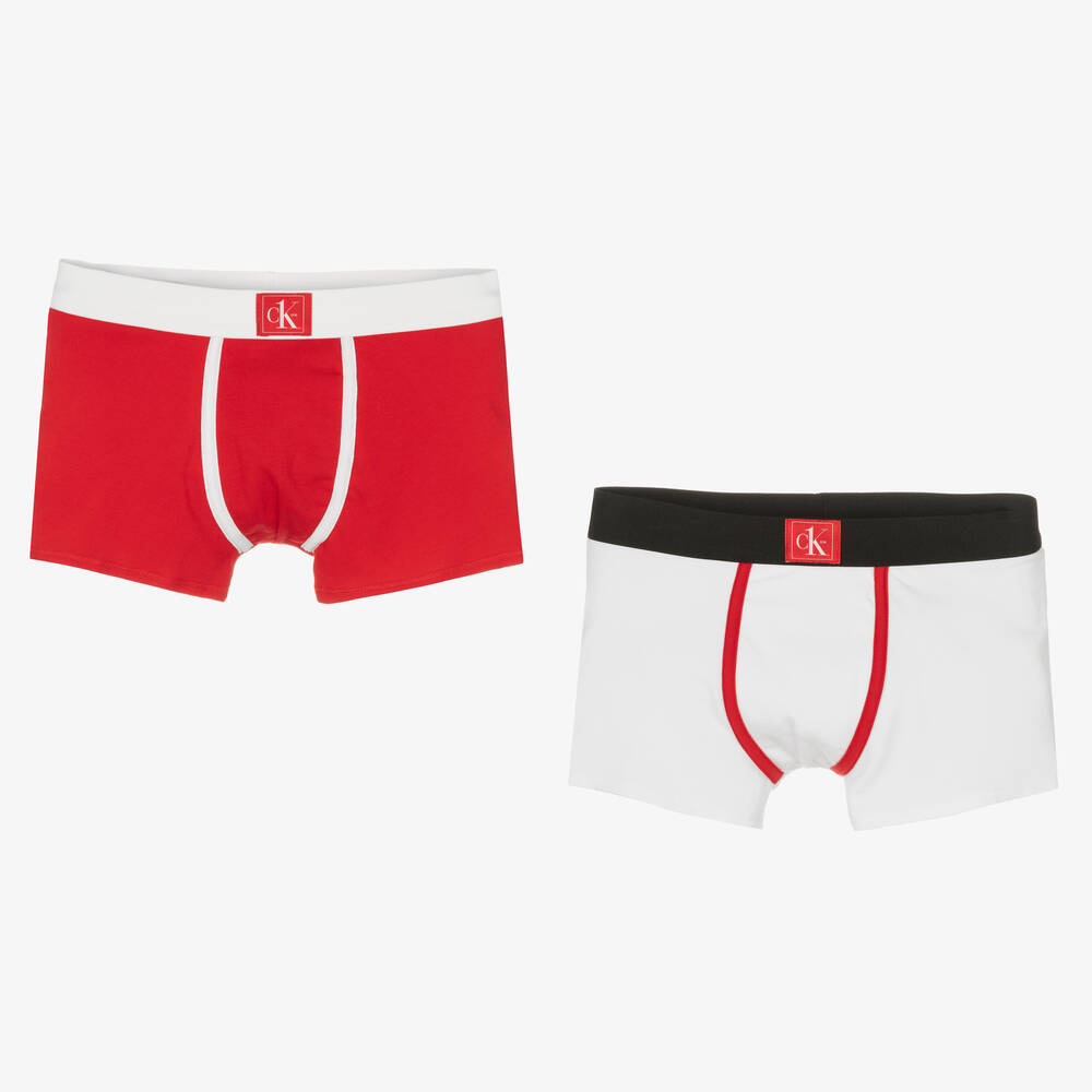 Calvin Klein - Boys Cotton Boxers (2 Pack) | Childrensalon