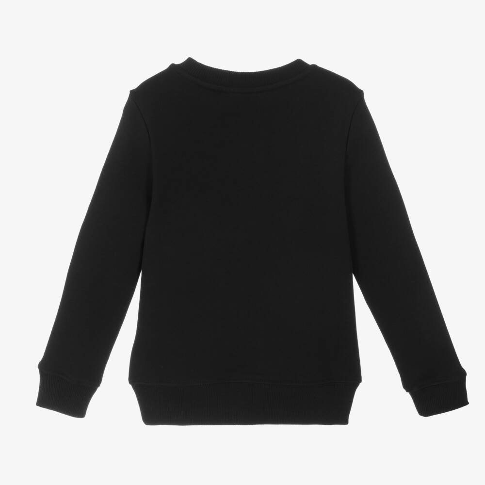 Calvin Klein-Boys Cotton Monogram Black Pullover | Childrensalon Outlet