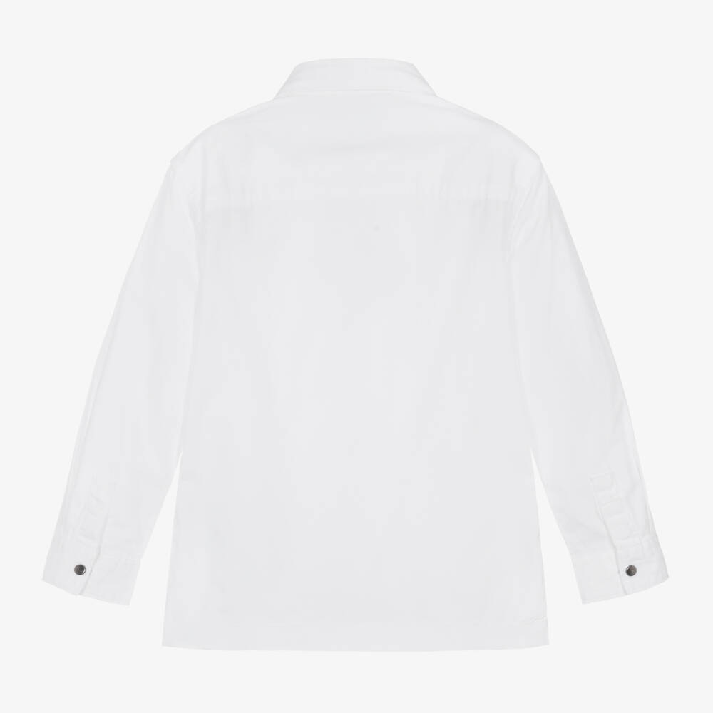 Calvin Klein-Boys Crisp Cotton Poplin Shirt | Childrensalon Outlet