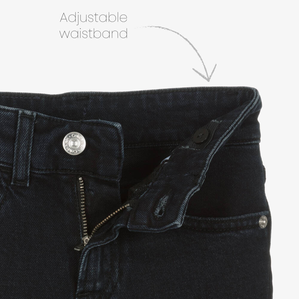 Calvin Klein-Boys Deep Indigo Relaxed Jeans | Childrensalon Outlet