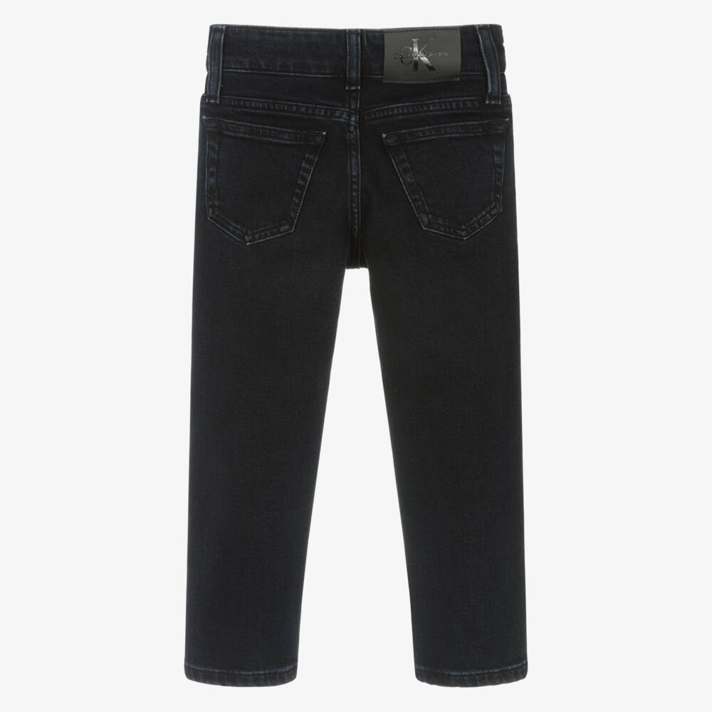 Calvin Klein-Boys Deep Indigo Relaxed Jeans | Childrensalon Outlet