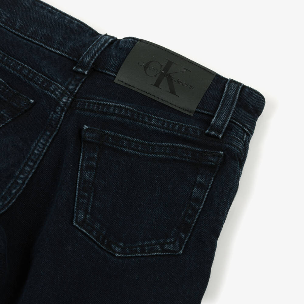 Calvin Klein-Boys Deep Indigo Relaxed Jeans | Childrensalon Outlet