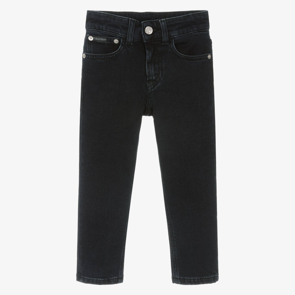 Calvin Klein-Boys Deep Indigo Relaxed Jeans | Childrensalon Outlet