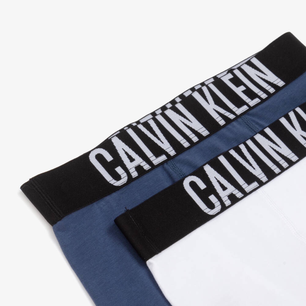 Calvin Klein-Boys Dual-Tone Cotton Boxer Duo | Childrensalon Outlet