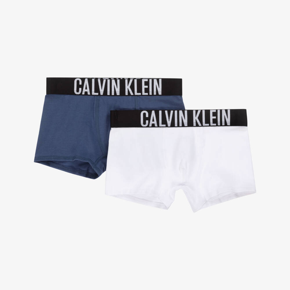 Calvin Klein-Boys Dual-Tone Cotton Boxer Duo | Childrensalon Outlet