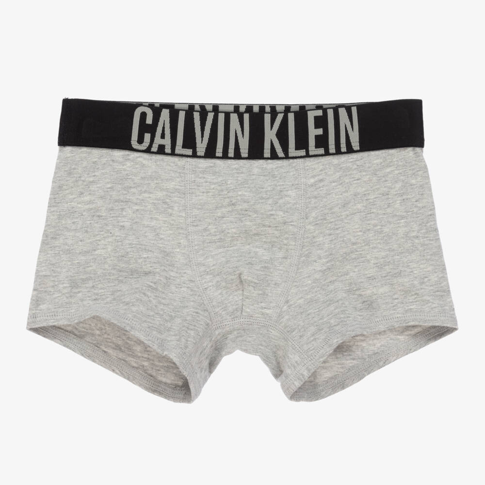 Calvin Klein-Boys Dual-Tone Cotton Comfort Boxers | Childrensalon Outlet
