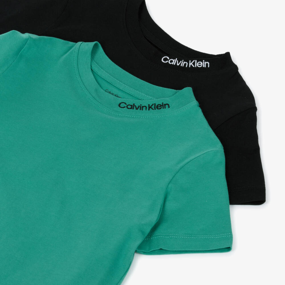 Calvin Klein-Boys Dual-Tone Cotton Tee Duo | Childrensalon Outlet