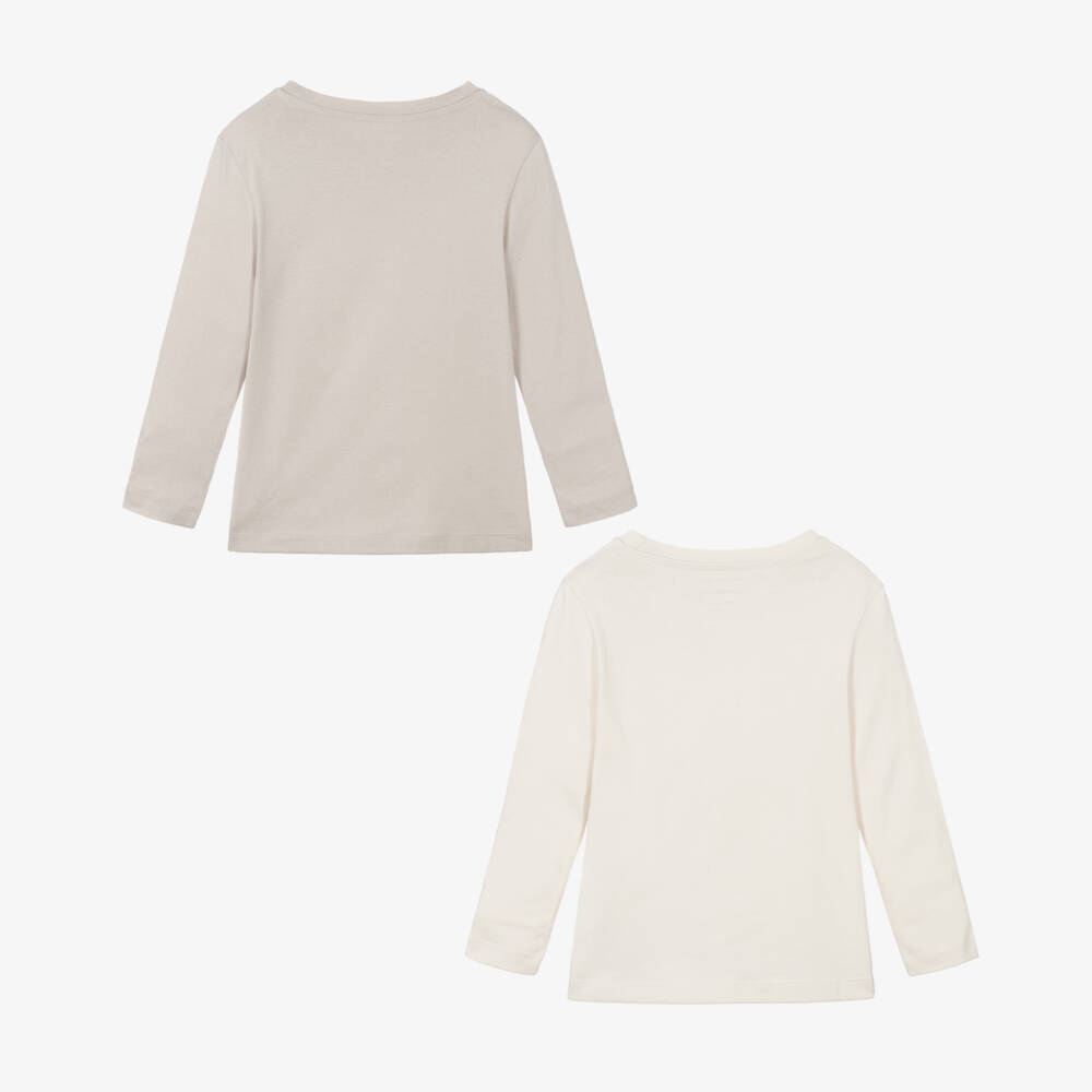 Calvin Klein-Boys Duo-Tone Soft Cotton Tees | Childrensalon Outlet