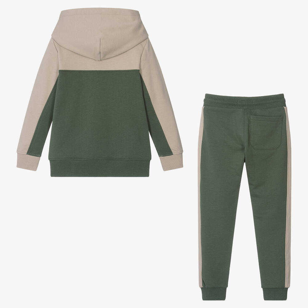Khaki green calvin klein set hotsell
