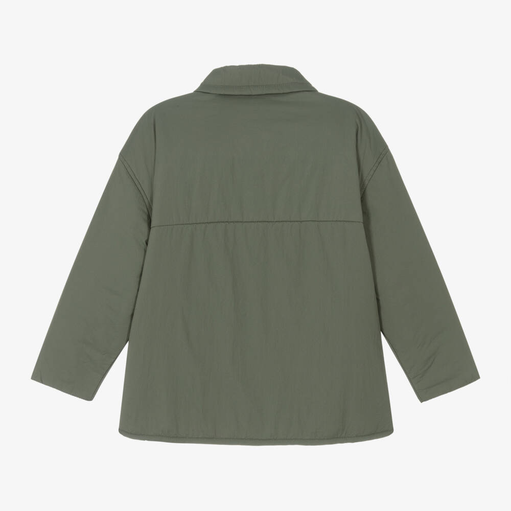 Calvin Klein-Куртка стеганая зелёная для мальчиков | Childrensalon Outlet