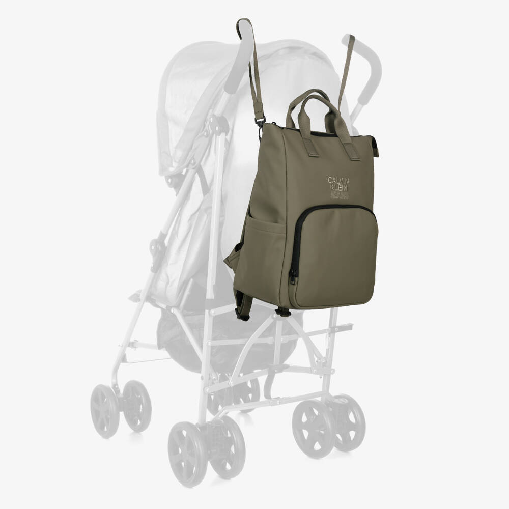 Calvin Klein-Boys Green Utility Diaper Bag | Childrensalon Outlet