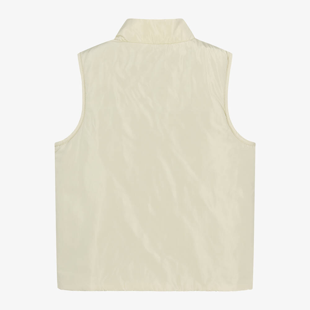 Calvin Klein-Boys Green Zip-Up Gilet | Childrensalon Outlet