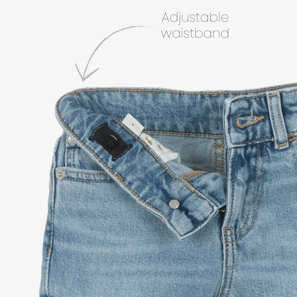 Calvin Klein-Boys Indigo Stretch Cargo Trousers | Childrensalon Outlet