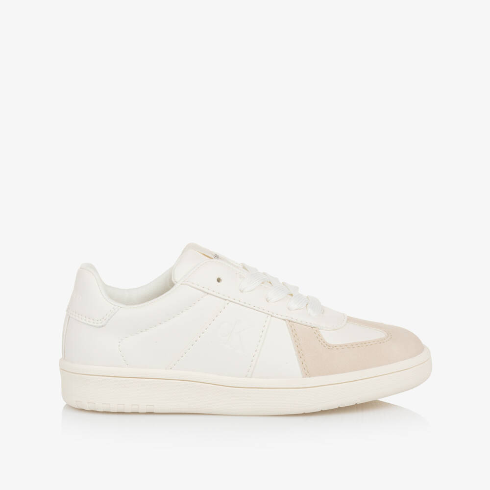 Calvin Klein-حذاء كاجوال عاجي وبيج للأولاد | Childrensalon Outlet