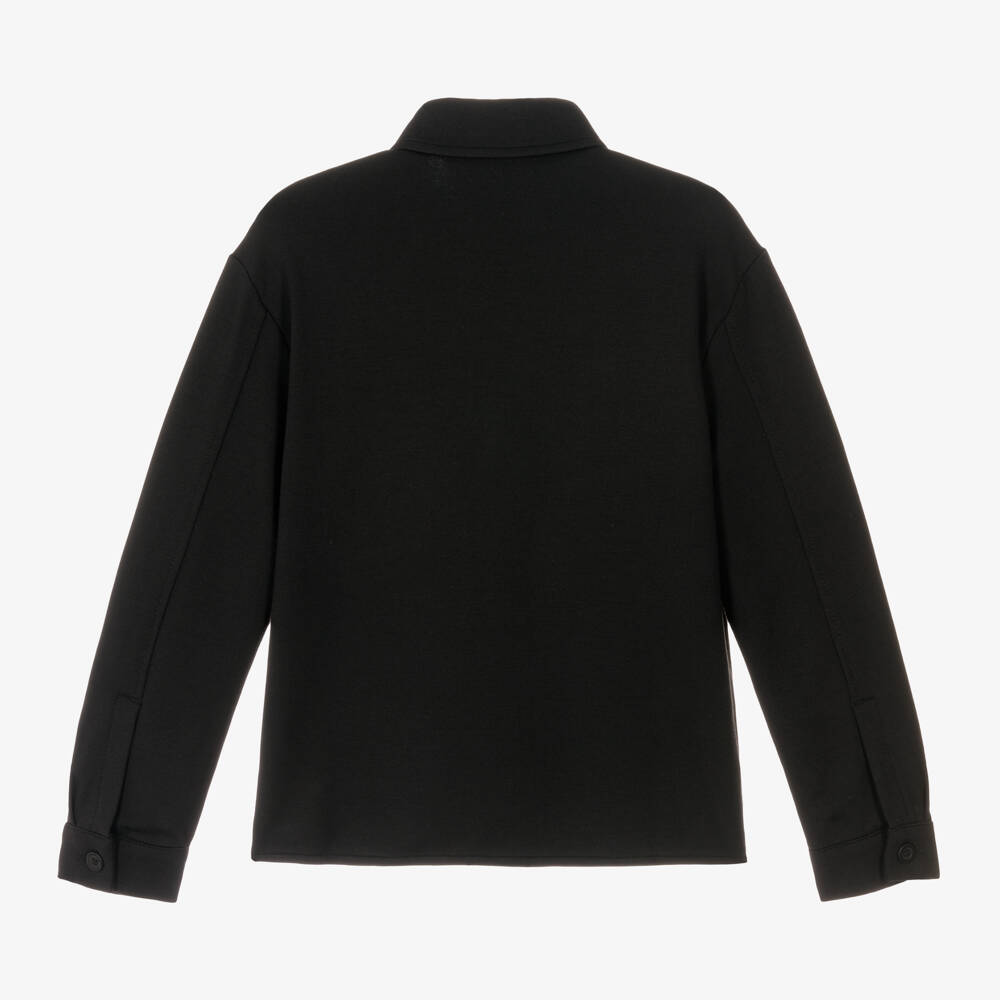 Calvin Klein-Boys Milano Black Jersey Top | Childrensalon Outlet