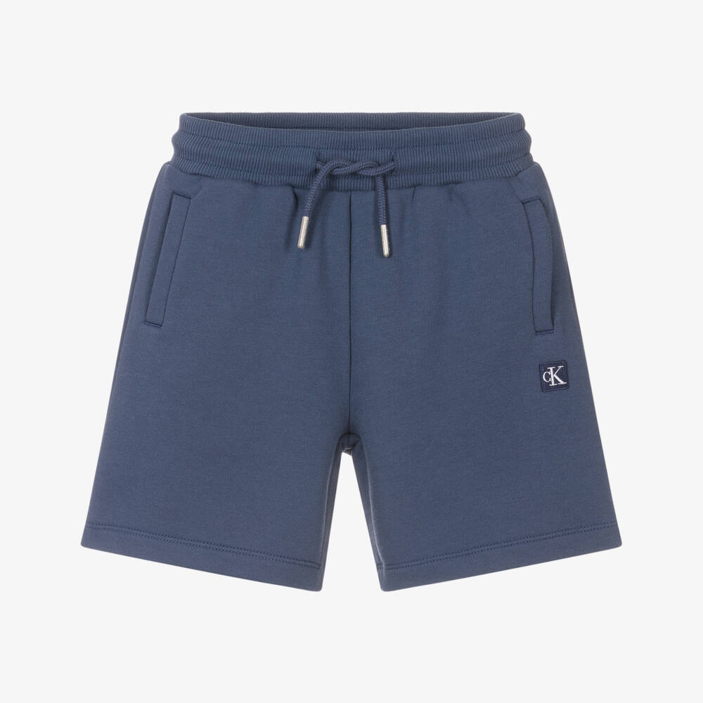 Calvin Klein-Boys Navy Cotton Comfort Shorts | Childrensalon Outlet