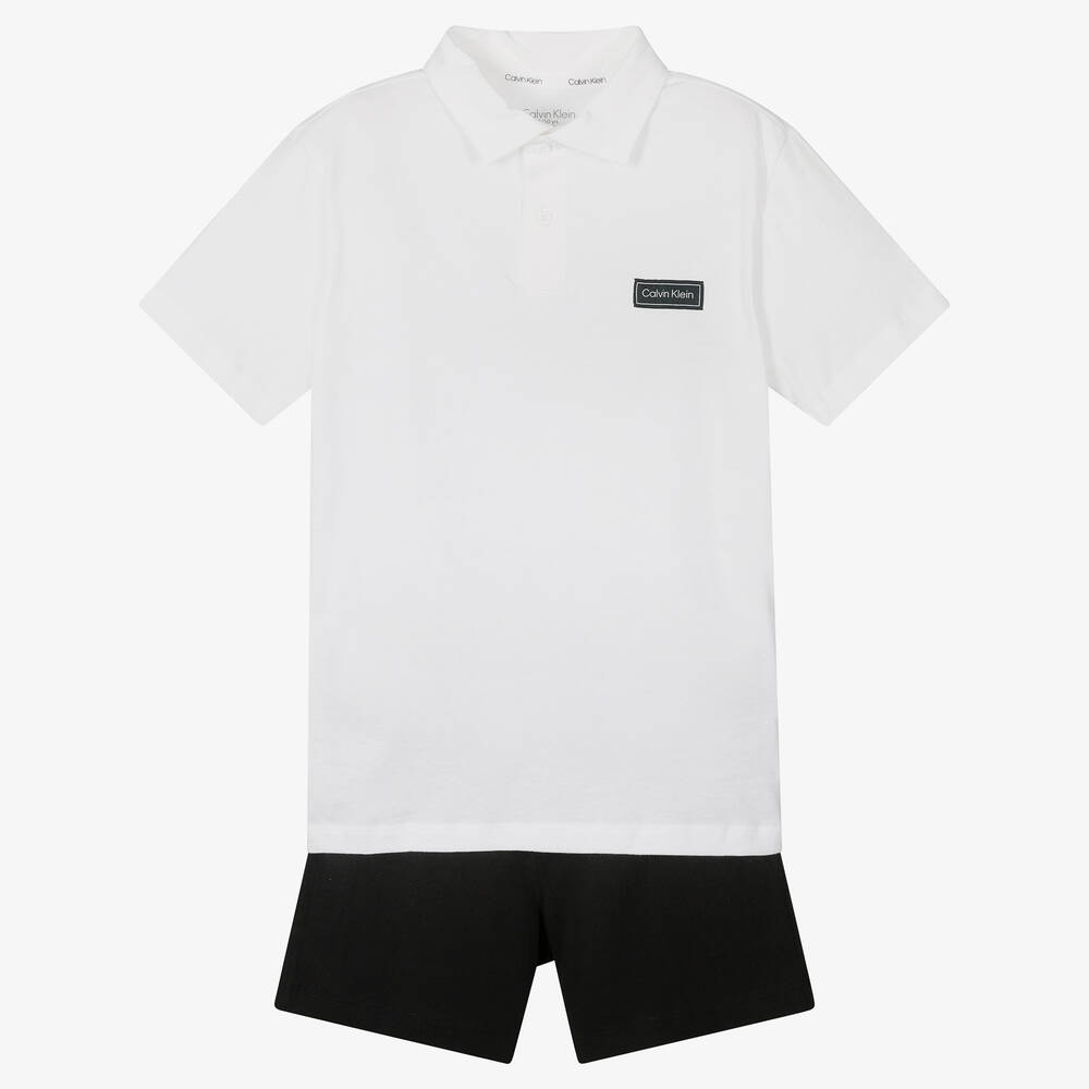 Calvin Klein - Boys PJ Shorts Set | Childrensalon