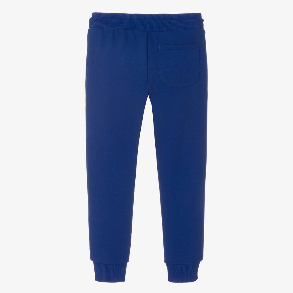 Calvin Klein Jeans Boys Royal Blue Cotton Joggers Childrensalon Outlet
