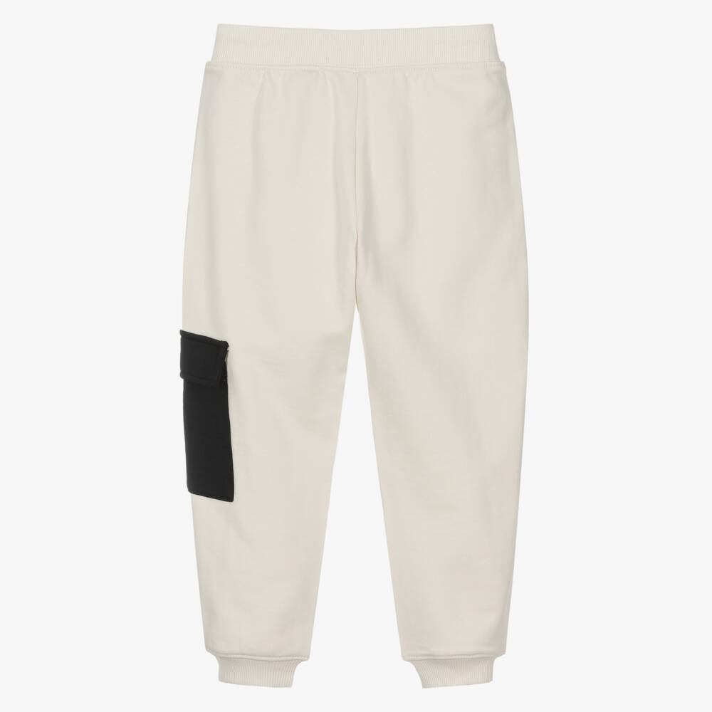 Calvin Klein-Boys Sand-Toned Cargo Trousers | Childrensalon Outlet