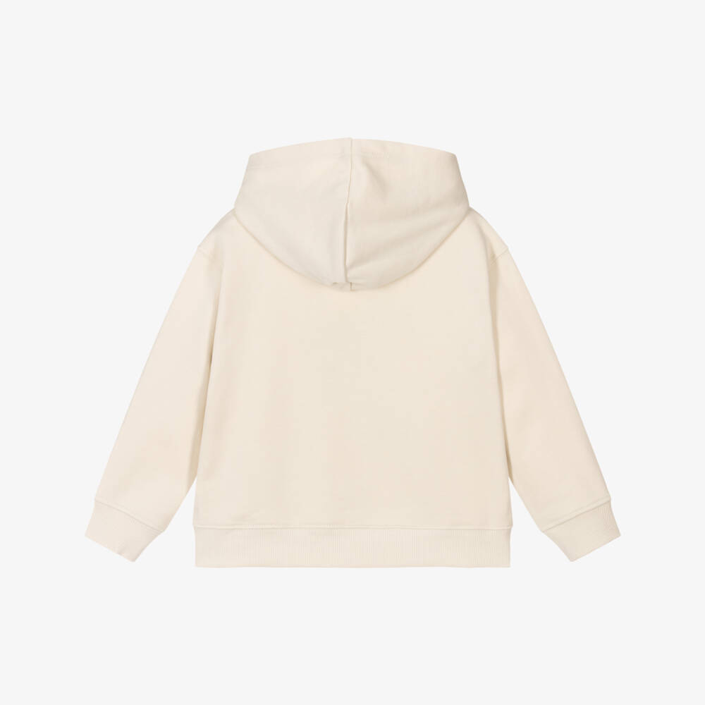 Calvin Klein-Boys Sand-Toned Print Hoodie | Childrensalon Outlet