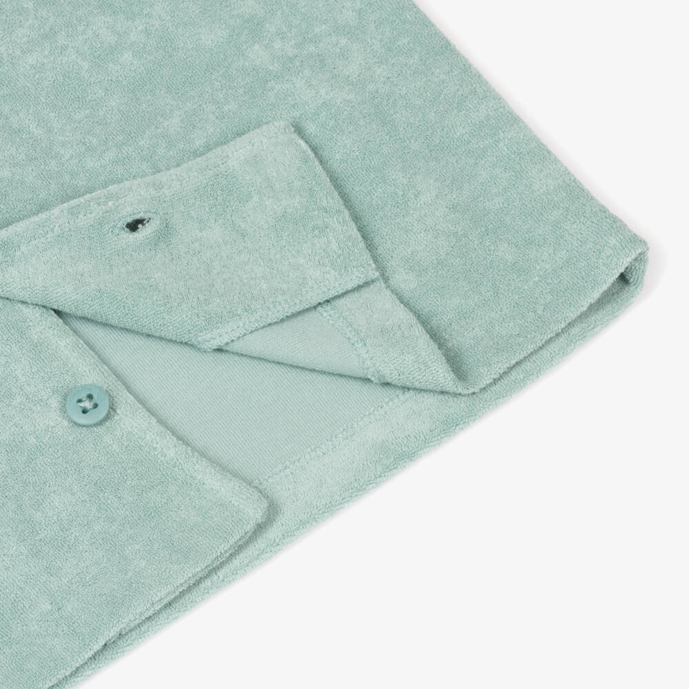 Calvin Klein-Boys Sea Green Towelling Top | Childrensalon Outlet