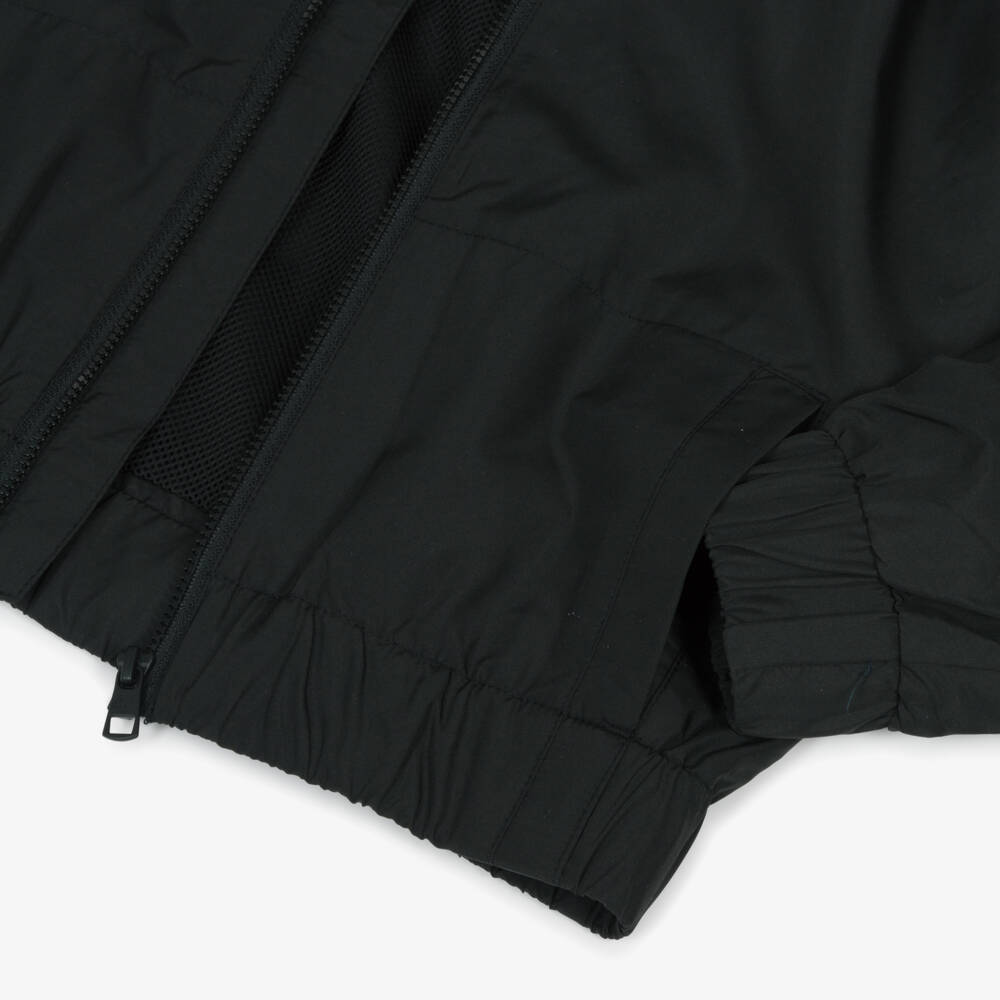 كالفين كلاين-جاكيت أسود أنيق بغطاء للرأس للأولاد | Childrensalon Outlet