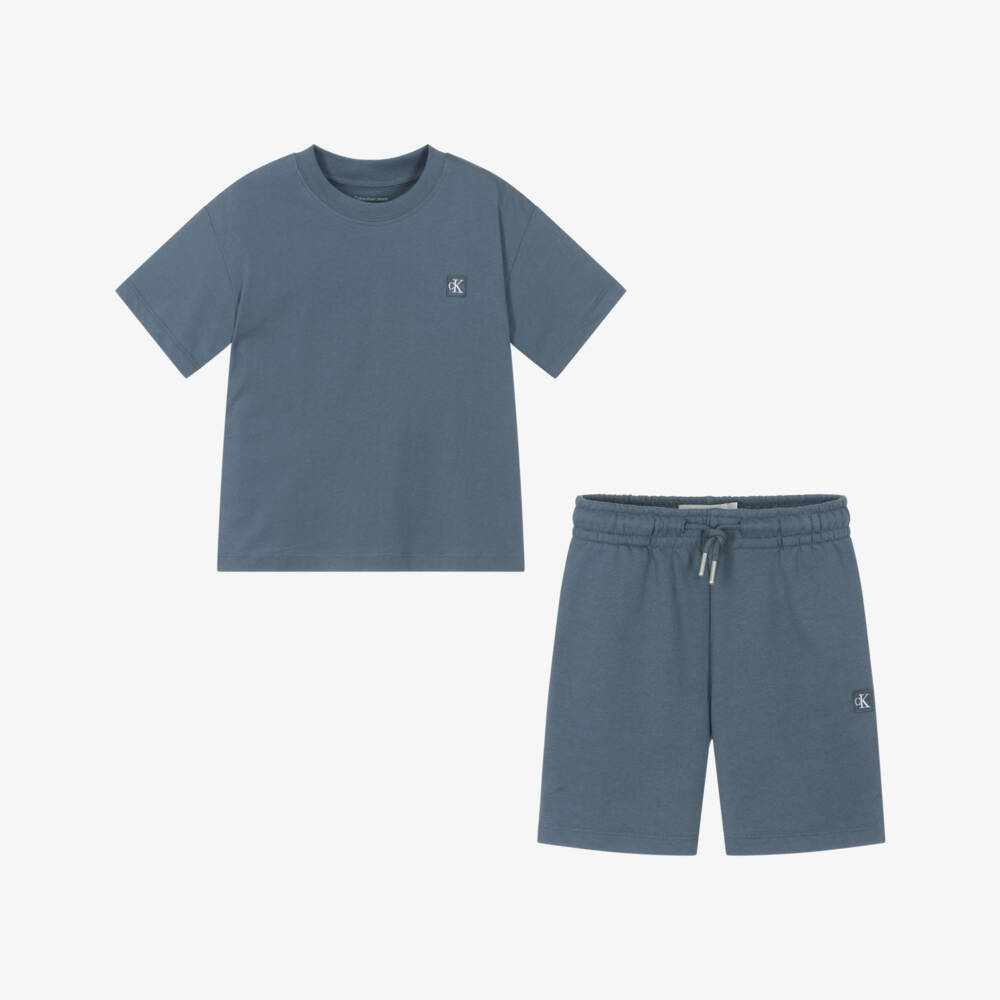 Calvin Klein-Boys' Soft Grey Knit Set | Childrensalon Outlet