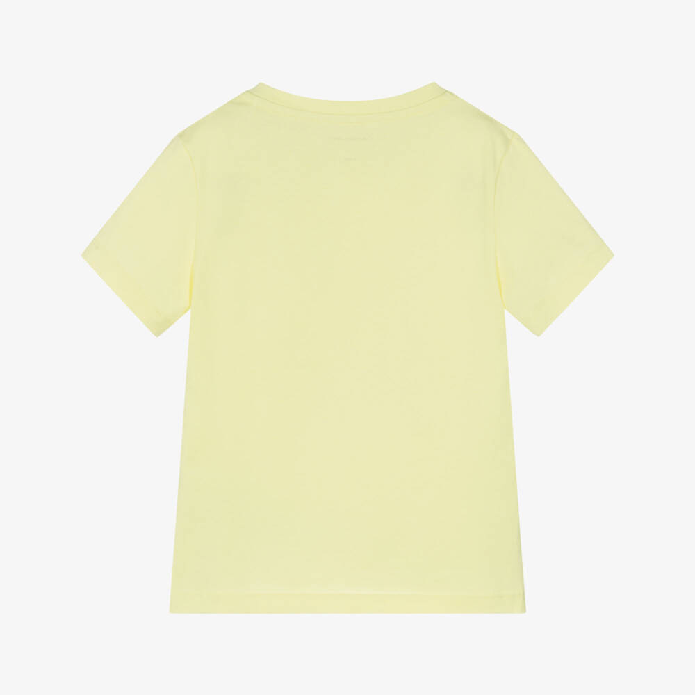 Calvin Klein-تي شيرت قطن بشعار مشرق للأولاد | Childrensalon Outlet