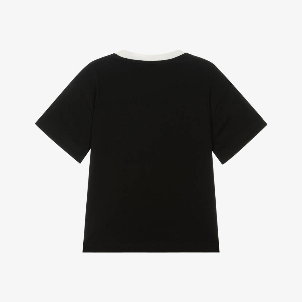 Calvin Klein-Boys Two-Tone Trim Cotton Tee | Childrensalon Outlet