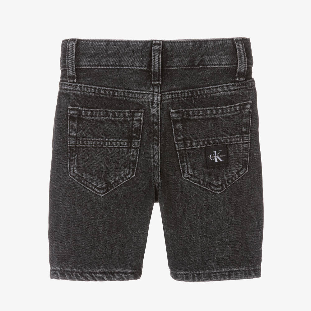 Black jean shorts for toddlers cheap