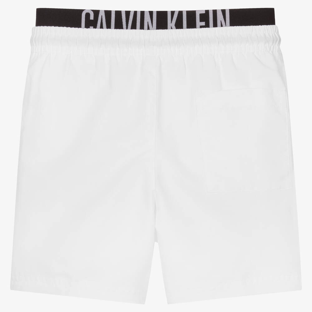 Calvin klein white outlet shorts