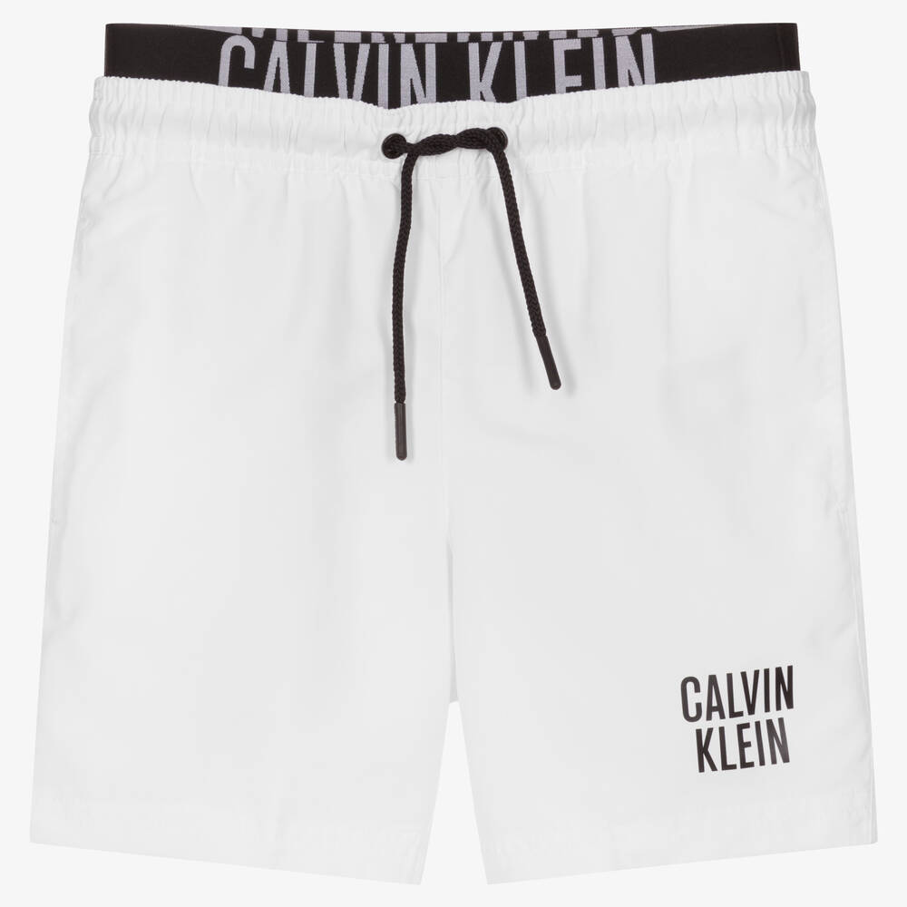 Kids calvin klein swim shorts hot sale