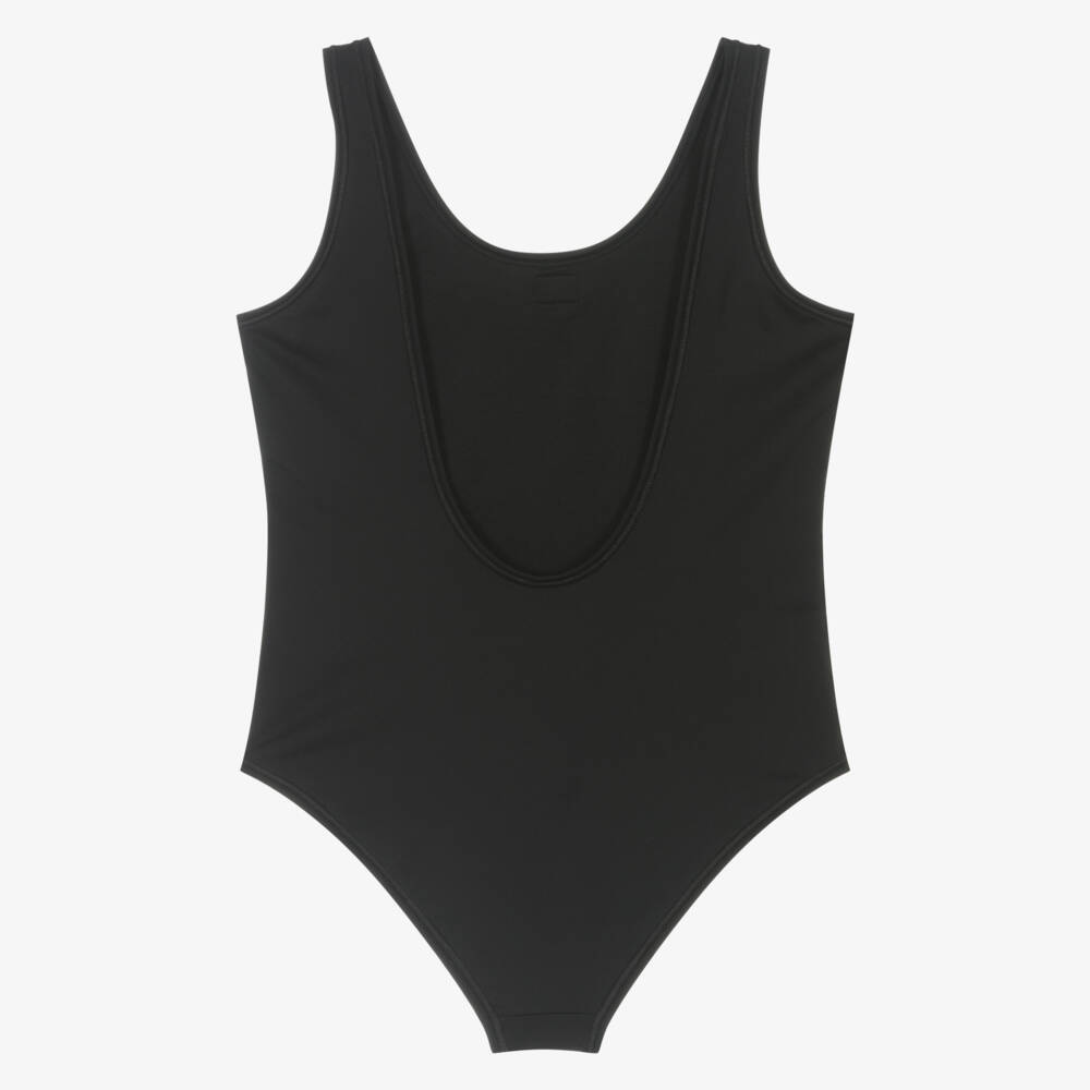 Calvin Klein-مايوه أسود للبنات بشعار CK | Childrensalon Outlet