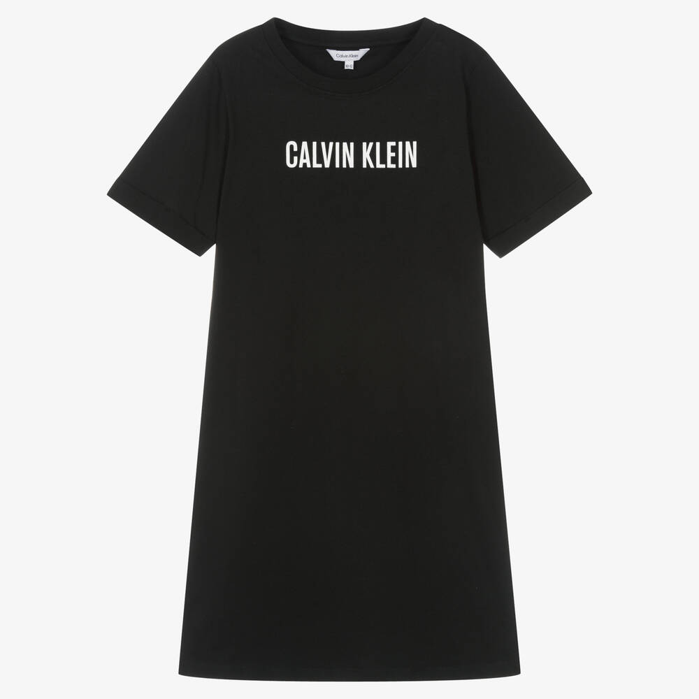 Ladies black calvin klein t shirt online